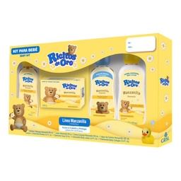 [1002546] RICITOS DE ORO  SET VIAJERO MANZANILLA  