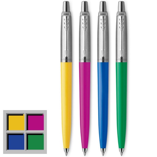 [1007227] Parker Jotter Boligrafo Originals Set 4 Bp Neg