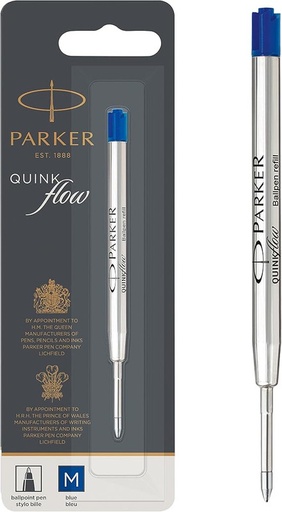 [1007180] Parker Refill Quinkflow Azul Medio Bp