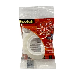 [1152431] Scotch® Cinta Cristal en Bolsa. Tamaño 12mm x 20m