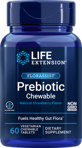 [1151684] LIFE EXTENSION FLORASSIST PREBIOTIC CHEW 60 CAPSULAS
