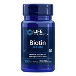 [1002361] LIFE EXTENSION BIOTIN 600MG 100CAP