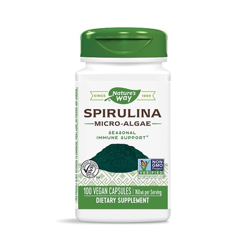 [1002255] Nature'S Way Spirulina Micro Algae 100Cap