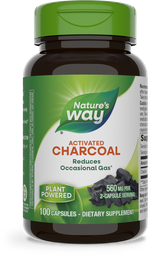 [1002236] NATURE'S WAY CHARCOAL ACTIVATED 100CAP