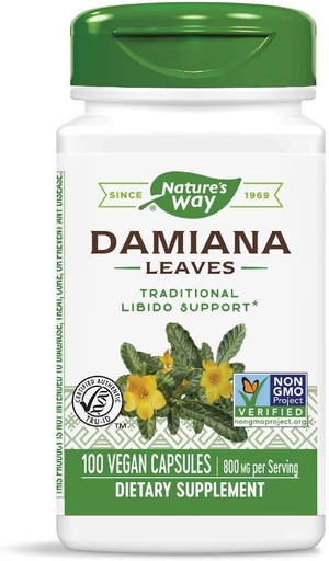 [1002209] Nature'S Way Damiana Leaves 100Cap