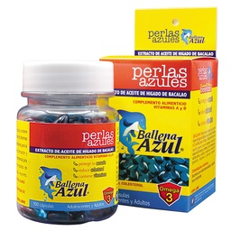 [1151701] BALLENA AZUL PERLAS AZULES 100 CAPS