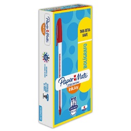 [1001057] P MATE BP INK JOY 100 ROJO 12UND