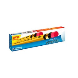 [1001049] PAPER MATE LAP/GRAFITO MONGOL TRIANG 12UND