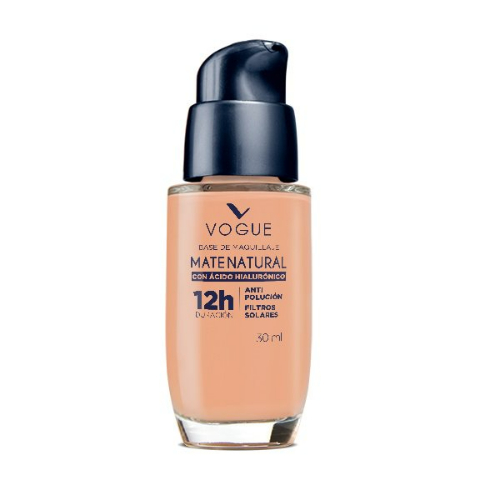 [1153997] Vogue Base Mate Natural Ácido Hialurónico Valvula Arena 30 Ml