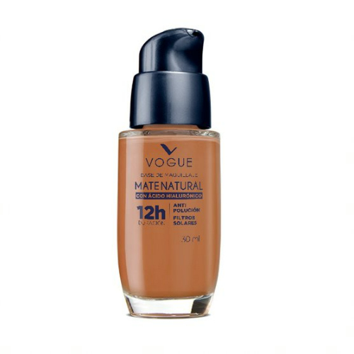 [1154002] Vogue Base Mate Natural Ácido Hialurónico Valvula  Canela 30 Ml