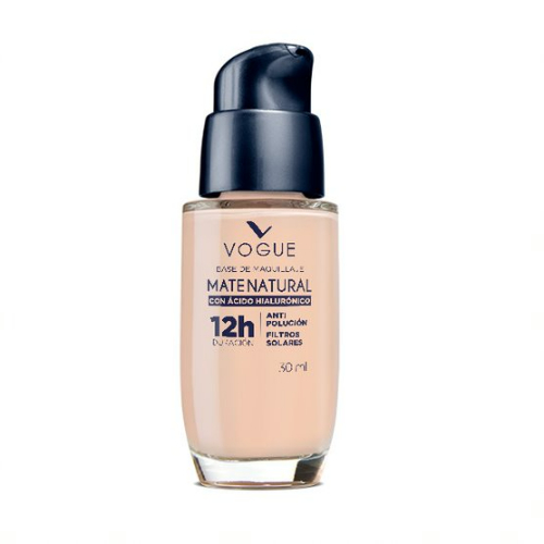 [1154000] Vogue Base Mate Natural Ácido Hialurónico Valvula Natural 30 Ml