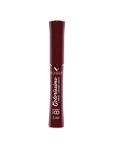 [1009620] Vogue Labial Liquido Mate Colorissimo Granate  5 Ml