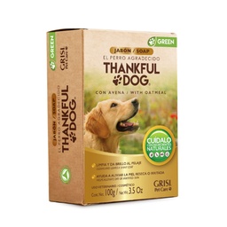 [1151941] GRISI VETERINARIA JABON EN BARRA THANKFUL  DOG AVENA 100 GRS