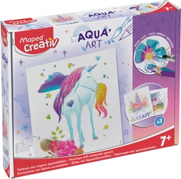 [1154486] MAPED CREATIVE CUADROS ACUARELAS UNICORNIO
