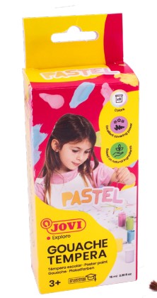 [1154424] JOVI TEMPERA 6 COLORES PASTEL 15ML