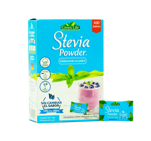 [1011049] Greenlife Stevia Powder Caja 100 Sobres