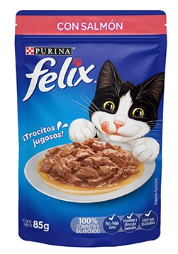 [1010742] Felix Pouch Salmon En Salsa 85 gr