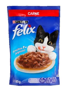 [1154575] Felix Pouch Adulto Carne En Salsa 85 Gr