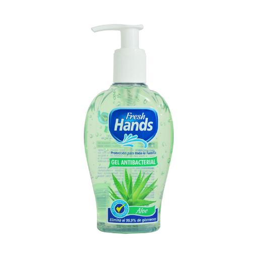 [2000043] Fresh Hands Gel Antibacterial Aloe 8Oz