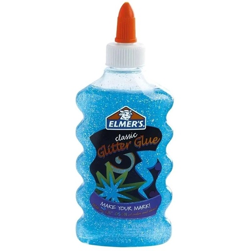 [1155316] Elmer'S Goma Escarchada Azul 6Oz