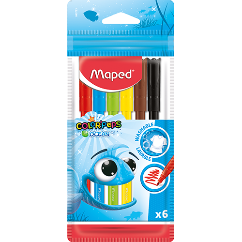 [1008346] Maped Marcadores Color Peps Ocean 6 Und