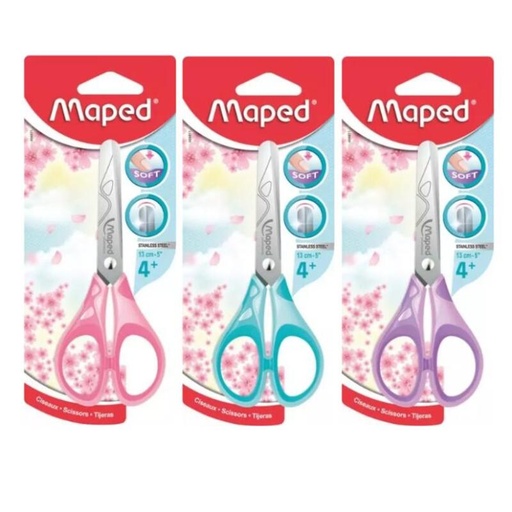 [1153580] Maped Tijera Essential Soft Pastel 13Cm