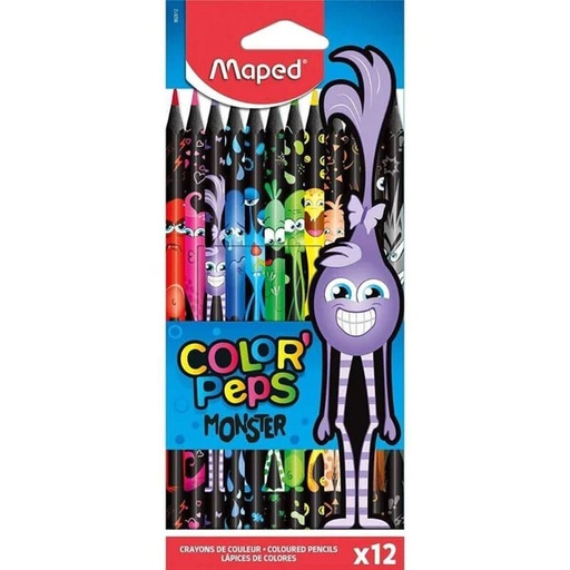 [1153562] Maped Lapices Color Peps Monster 12 Und