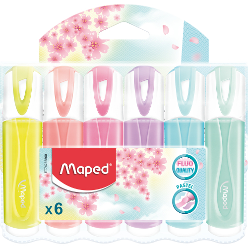 [1010587] Maped Resaltadores Pastel 6 Und