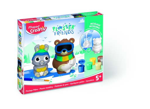 [1155142] Maped Creativ Plaster Friends - Winter (Bear & Rabbit)