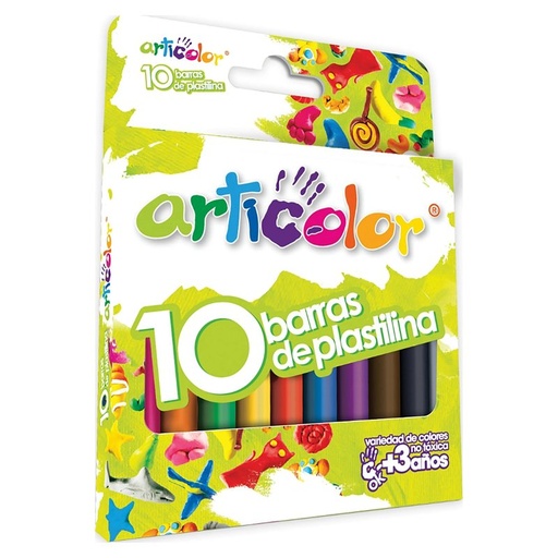 [1154703] Resistol Plastilina Articolor X10