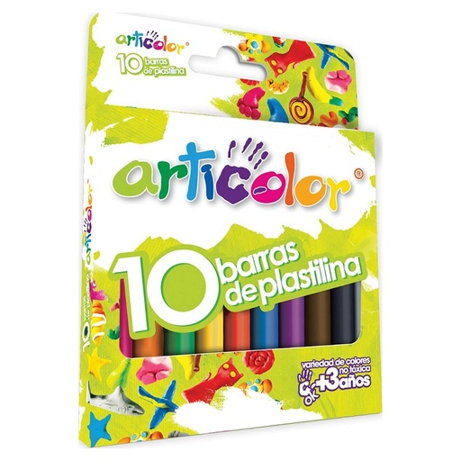 [1154703] Resistol Plastilina Articolor X10