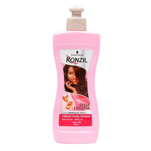 [1010621] Konzil Suavidad Seda Liquida Vita 12 Crema Para Peinar 230Ml