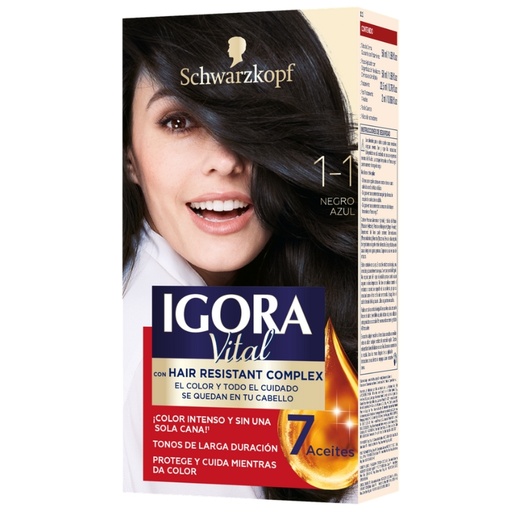 [1152910] Igora Vital 1-1 Negro Azul