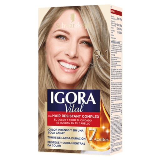 [1152911] Igora Vital 9-1 Rubio Extra Claro Cenizo