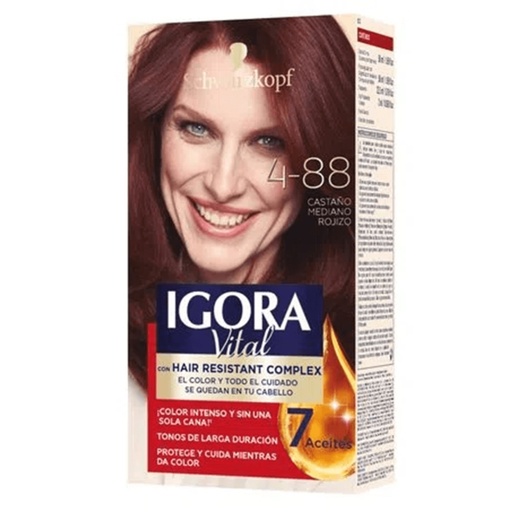 [1152922] Igora Vital 4-88 Castaño Mediano Rojizo