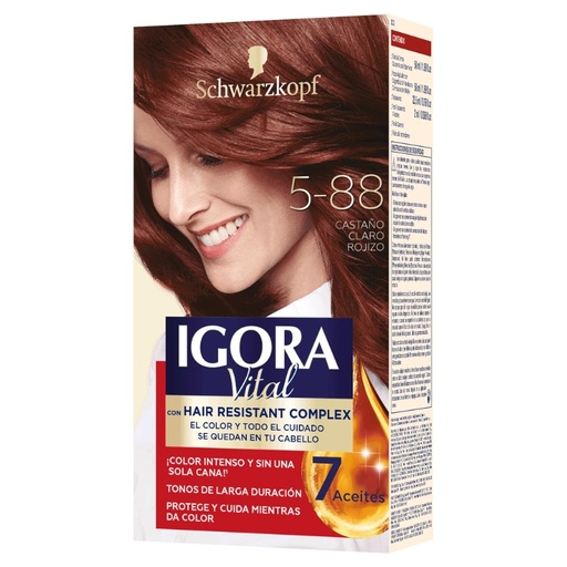 [1153604] Igora Vital 5-88 Castaño Claro Rojizo