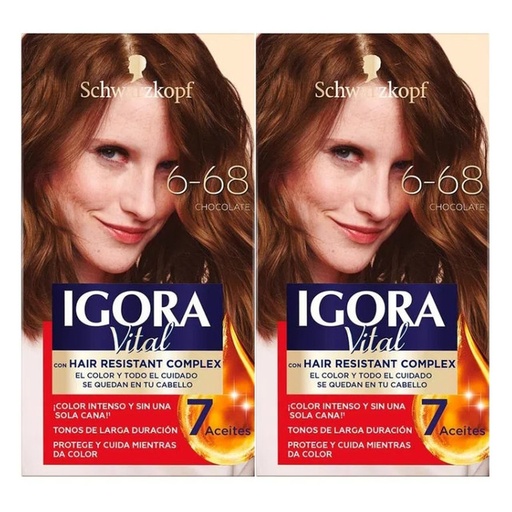 [1152937] Igora Vital 6-68 Chocolate 2Kit  