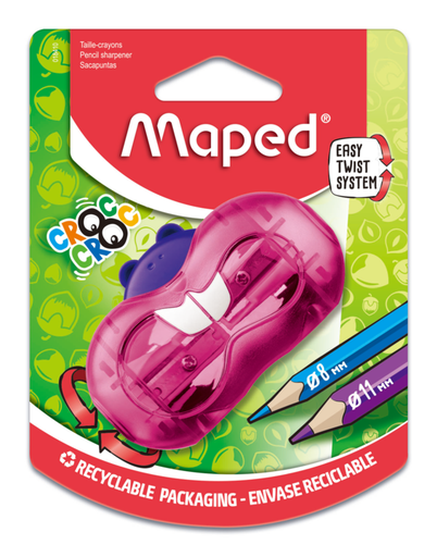 [1154447] Maped Sacapunta Croc Croc  Twist 2 Usos