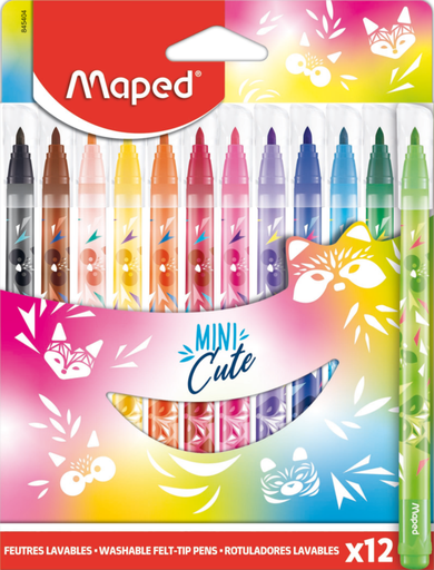 [1154455] Maped Marcadores Mini-Cute 12 Und