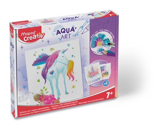 [1154486] Maped Creativ Cuadros De Acuarela - Unicornio