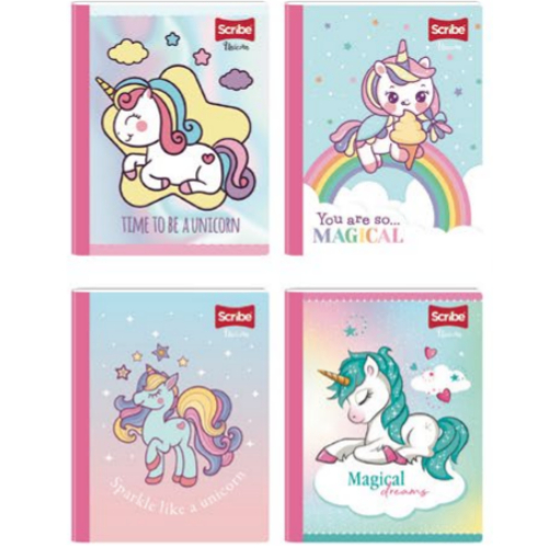 [1153629] Scribe Cuaderno Cosido Cuaderno 100H Unicornio 