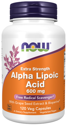 [1155856] Now Alpha Lipoic Acid 600Mg   120 Vcaps