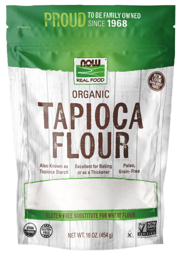 [1155672] Now Tapioca Flour Org 16 Oz Non-Gmo