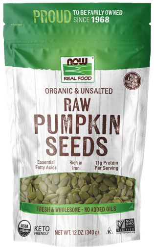 [1155695] Now Organic Pumpkin Seeds  12 Oz