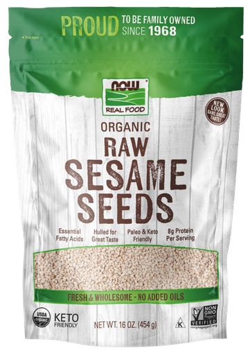 [1155686] Now Sesame Seeds Hulled Org 1 Lb