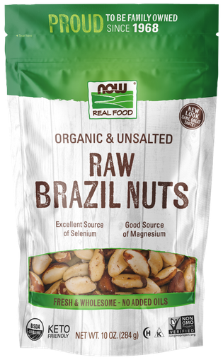[1155680] Now Organic Brazil Nuts, Raw  10 Oz.