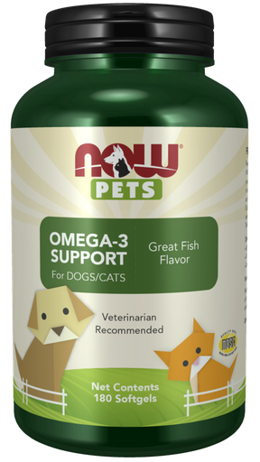 [1155723] Now Now Pets Omega 3 180 Softgels