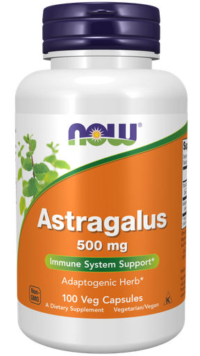 [1155818] Now Astragalus 500Mg  100 Vcaps