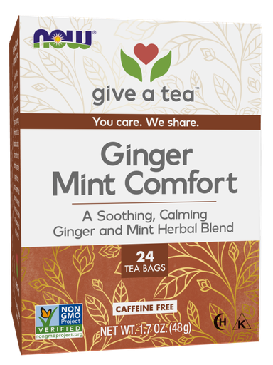 [1155706] Now Ginger Mint Comfort Tea Bags  24 Bags
