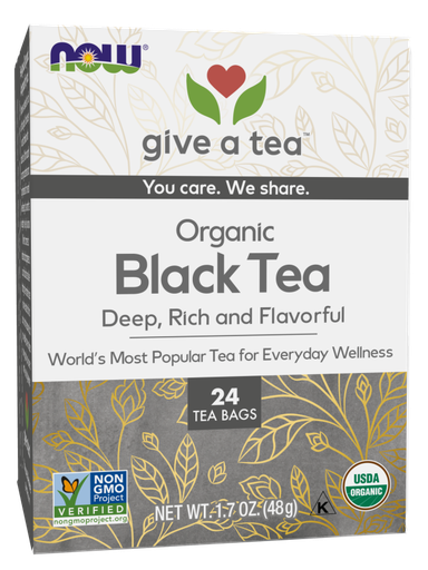 [1155712] Now Black Tea Bags Organic 24 Bags